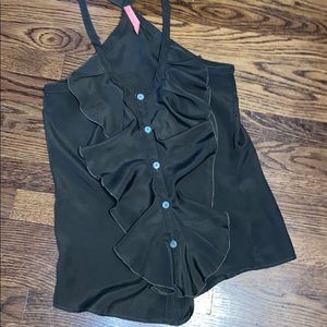 Olive green tank top